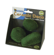 Load image into Gallery viewer, Superfish Aquarium Deco Rocks With Moss 3Pcs Large