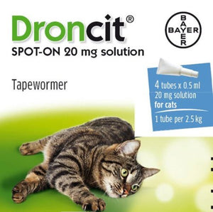 Droncit Spot-On Tapeworm Treatment