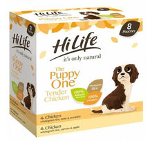 Load image into Gallery viewer, HiLife The Puppy One Wet Dog Food Pouches