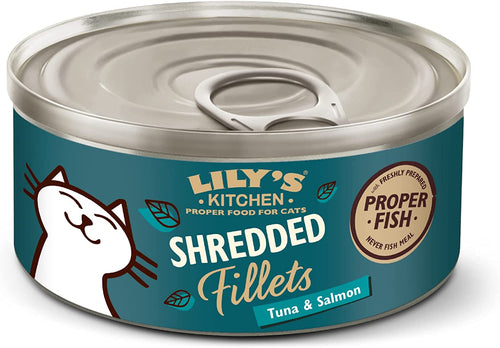 Lily's Kitchen Fillets Tuna and Salmon in Broth for Cats