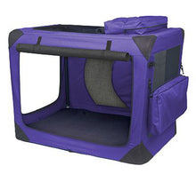 Load image into Gallery viewer, Pet Folding Canvas Transport Crate