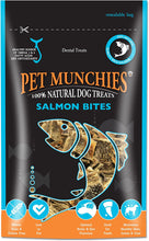 Load image into Gallery viewer, Pet Munchies Salmon Bites 90g Natural Dog Treats