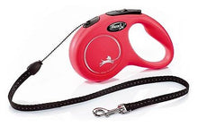Load image into Gallery viewer, Flexi New Classic Cord Leashes Red