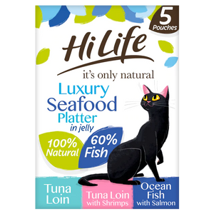 HiLife Luxury Food Platter Seafood / Chicken Cat Wet Food