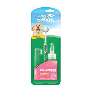 TropiClean Fresh Breath Oral Care Kit Puppies