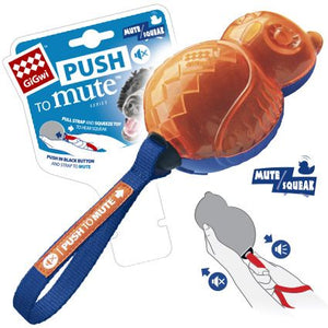 GiGwi Push to Mute Transparent Owl Blue/orange