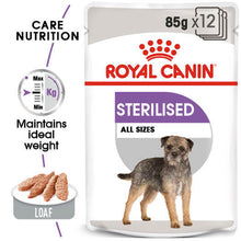 Load image into Gallery viewer, ROYAL CANIN® Sterilised Care Wet Pouches Adult Dog Food