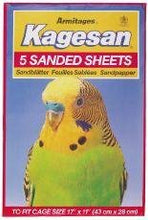 Load image into Gallery viewer, Kagesan Sanded Sheets For Birds Cage 43X27Cm 5 Sheets (Pack Of 12)