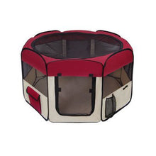 Load image into Gallery viewer, Valentina Valentti Fabric Foldable PET Play Pen - Small PLAYPEN - Red - S