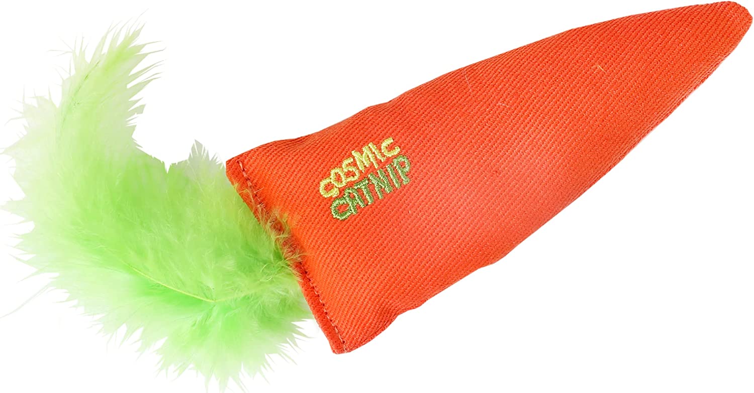 Cosmic Catnip Cat Carrot Toy 100% Cosmic