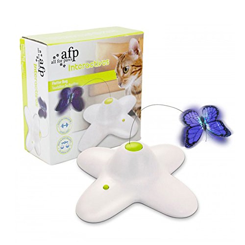 All For Paws Interactive Shiny Butterfly Flutter Bug Cat Play Toy