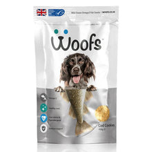 Load image into Gallery viewer, Woofs Cod Cookies Dog Treats