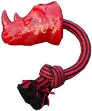 Load image into Gallery viewer, Pet Brands Tough Tugger Rhino Dog Toy