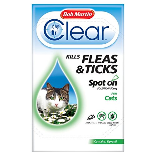 Bob Martin Clear Cat Kitten Spot On  Treatment, 3 Tubes, Up To 24 Weeks Solution
