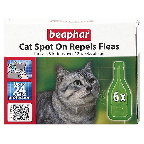 Beaphar Cat Kittens Spot On Treatment Repels Fleas 24 Weeks Protection