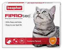 Load image into Gallery viewer, Beaphar Fiprotec Spot On Solution For Cats (6 Treatments)