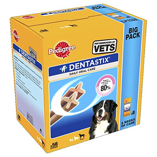 Pedigree Dentastix Daily Oral Care Dental Chews, Large Dog 56 Sticks, Pack Of 1