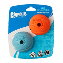 Load image into Gallery viewer, Chuckit The Whistler Ball 2 Pack Medium 6.5Cm Dog Toy 6.5Cm