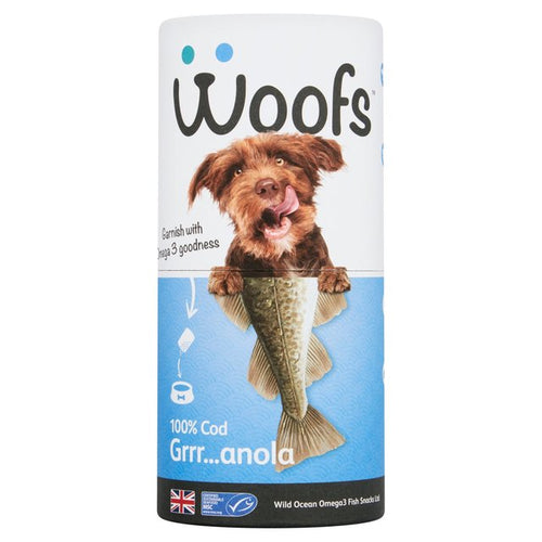 Woofs Cod Granola Sprinkle Dog Treat