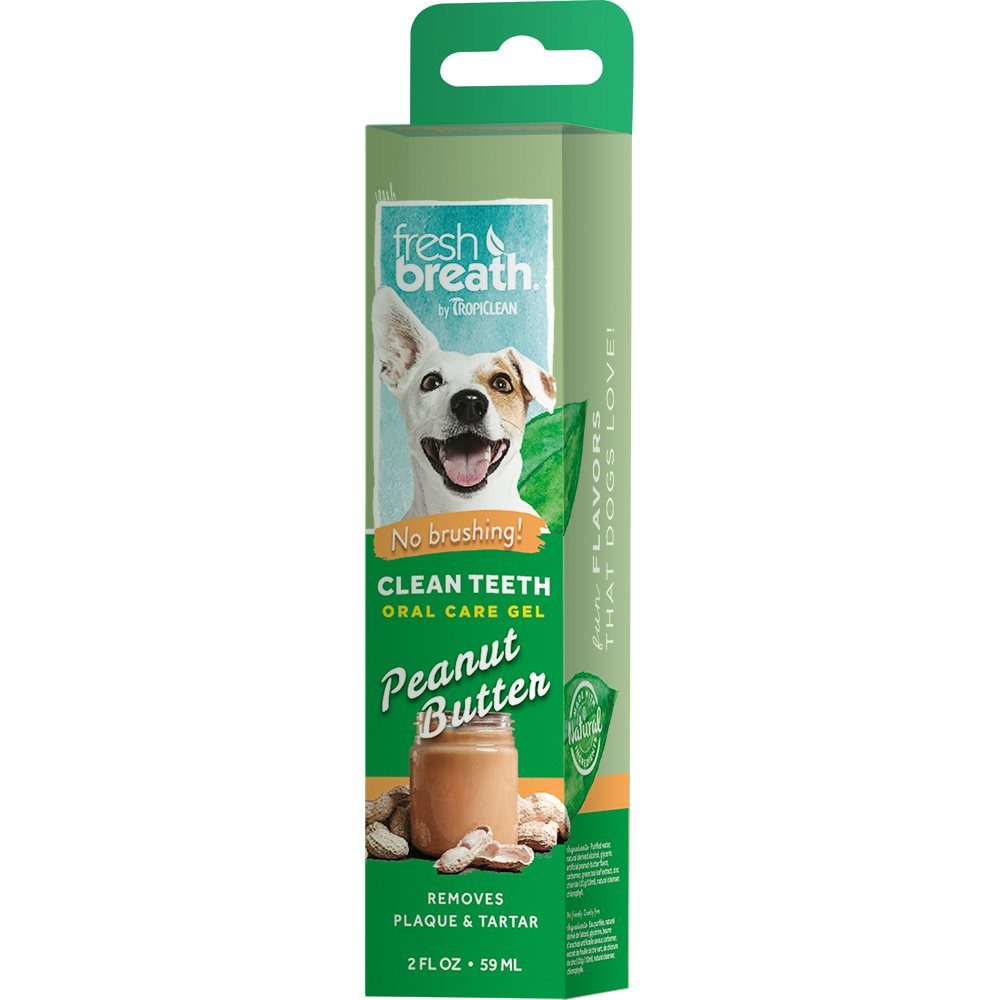 TropiClean Fresh Breath Gel Peanut Butter For Dogs