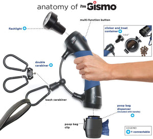 I'm Gismo - Connectable Dual Leash Holder/Carabiner