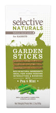 Load image into Gallery viewer, Selective Naturals Garden Sticks Treats For Rabbits With Pea And Mint
