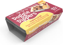 Load image into Gallery viewer, Doggie Dippers Tray Cranberry Dog biscuits Peanut Butter dip