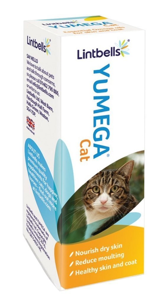 Lintbells Yumega Cat  Supplement - Reduces Moulting And Furballs  50Ml