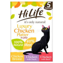 Load image into Gallery viewer, HiLife Luxury Food Platter Seafood / Chicken Cat Wet Food