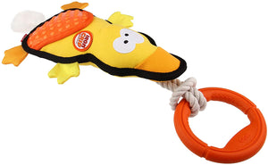 GiGwi Iron Grip Plush Tug Dog Toy