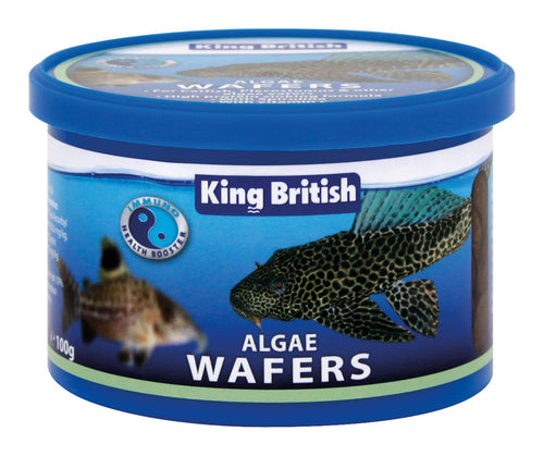 King British Algae Wafersfor Catfish, Plecostomus And Other Algae Eaters (100G)