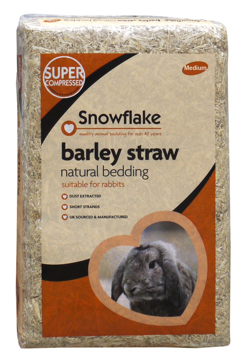 Snowflake Barley Straw, Natural Bedding For Rabbit, Medium
