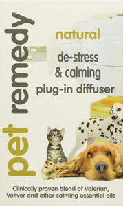 Pet Remedy Natural Dog Cat Pet De-Stress And Calming Plug-In Diffuser