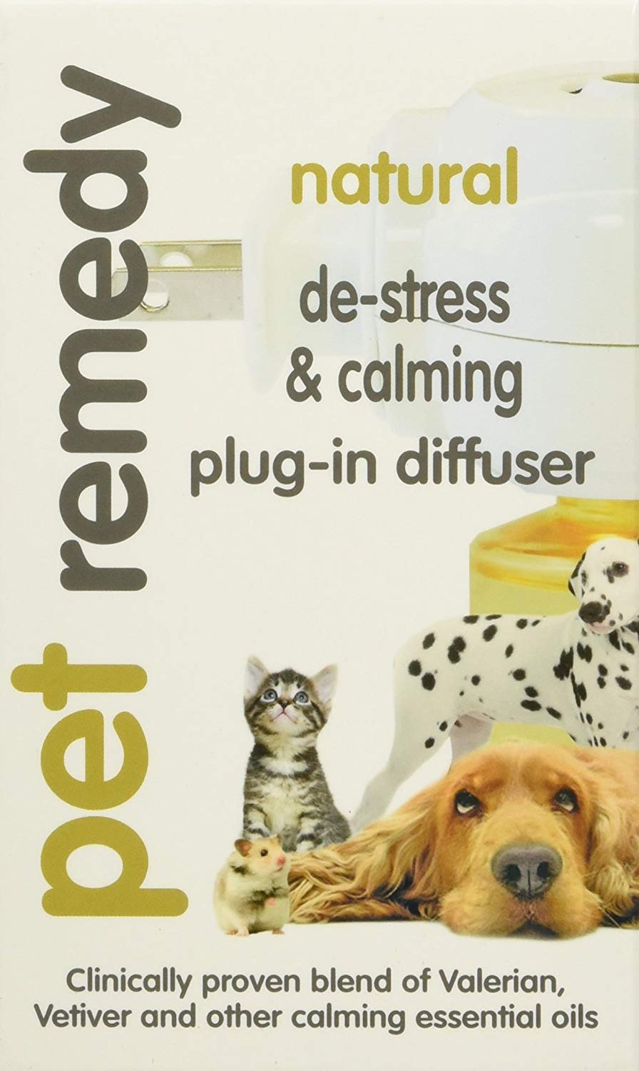 Pet Remedy Natural Dog Cat Pet De-Stress And Calming Plug-In Diffuser, 40 Ml