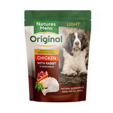 Load image into Gallery viewer, Natures Menu Dog Wet Food Light 8 Packs 300g