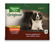 Load image into Gallery viewer, Natures Menu Dog Wet Food Light 8 Packs 300g
