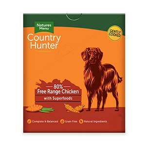 Natures Menu Country Hunter Dog Pouch Chicken (6Pk) 150g pouch