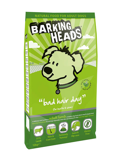 Barking Heads Dog Food Bad Hair Day Lamb And Rice Dry Mix 12Kg