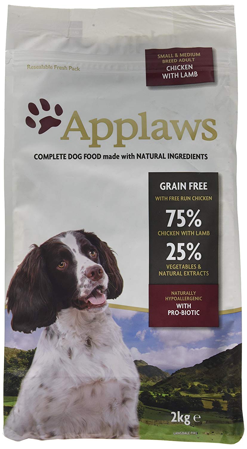 Applaws Dry Dog Food Adult Lamb Small & Medium Breed, 2Kg