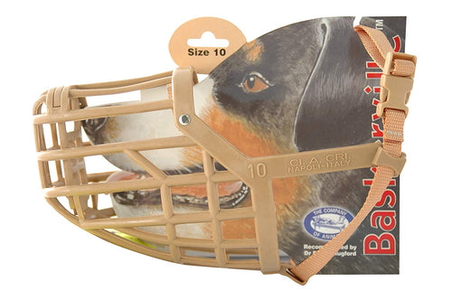 Company Of Animals Baskerville Dog Muzzle, Size 10, Suitable For Japanese Akita, Newfoundland, Great Dane