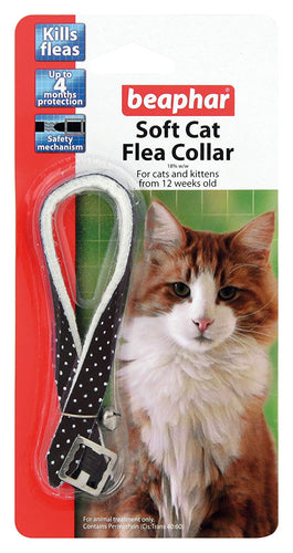 Beaphar Cat Soft Collar Sparkle, Black