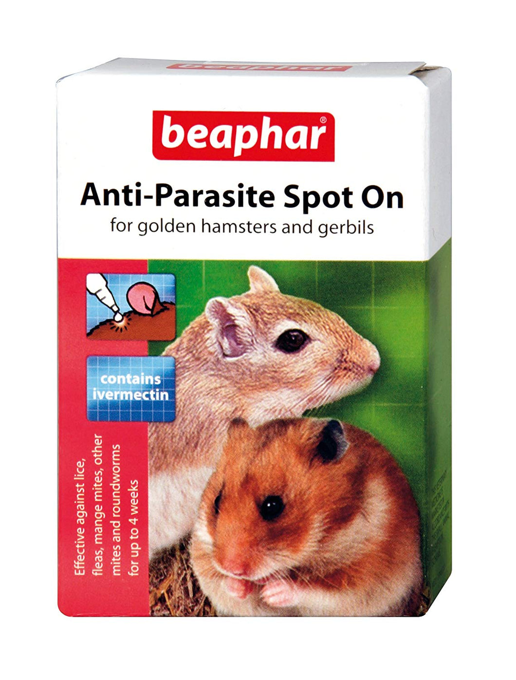 Beaphar Books Anti-Parasite Spot-On For Golden Hamsters And Gerbils X 2 Pack