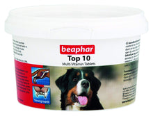 Load image into Gallery viewer, Beaphar Top 10 Dog Multivitamin Tablets 180 Tablets / 117G 