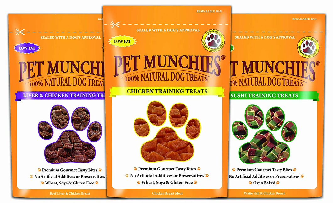 Pet Munchies Dog Training Treats Mixed Pack, Pack Of 12