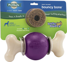 Load image into Gallery viewer, Busy Buddy Bouncy Bone Treat Rings Dog Toy