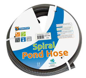 Superfish Spiral Pond Hose Black