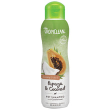 Load image into Gallery viewer, TropiClean Papaya and Coconut Shampoo And Conditioner For Dogs