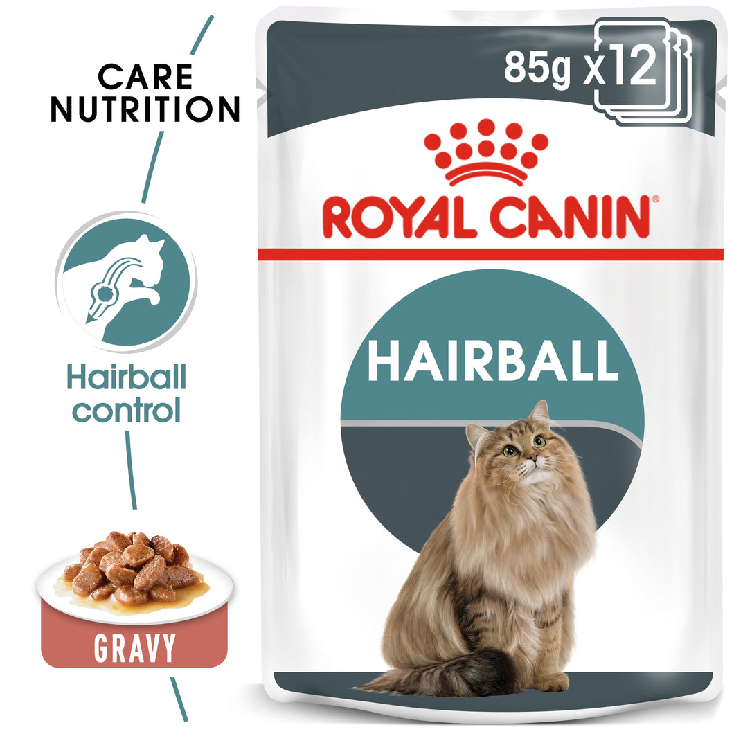 ROYAL CANIN® Hairball Care In Gravy Adult Wet Cat Food