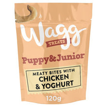 Load image into Gallery viewer, Wagg Puppy and Junior Dog Treats 7x120g