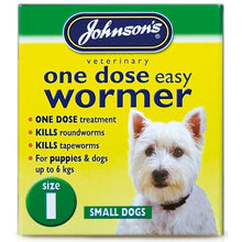 Load image into Gallery viewer, Johnsons Vet Easy One Dose Wormer, Size 1